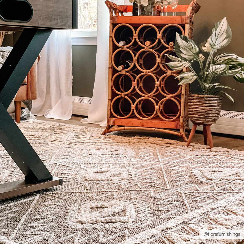 Agoo High-Low Pile Rustic Rug-Boutique Rugs-lobo nosara