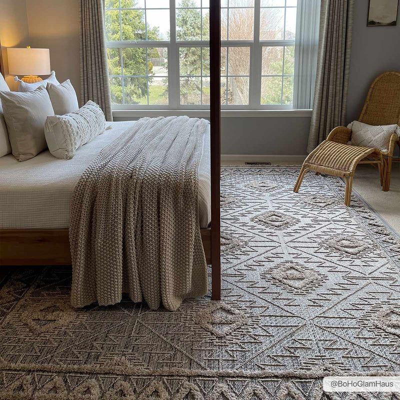 Agoo High-Low Pile Rustic Rug-Boutique Rugs-lobo nosara