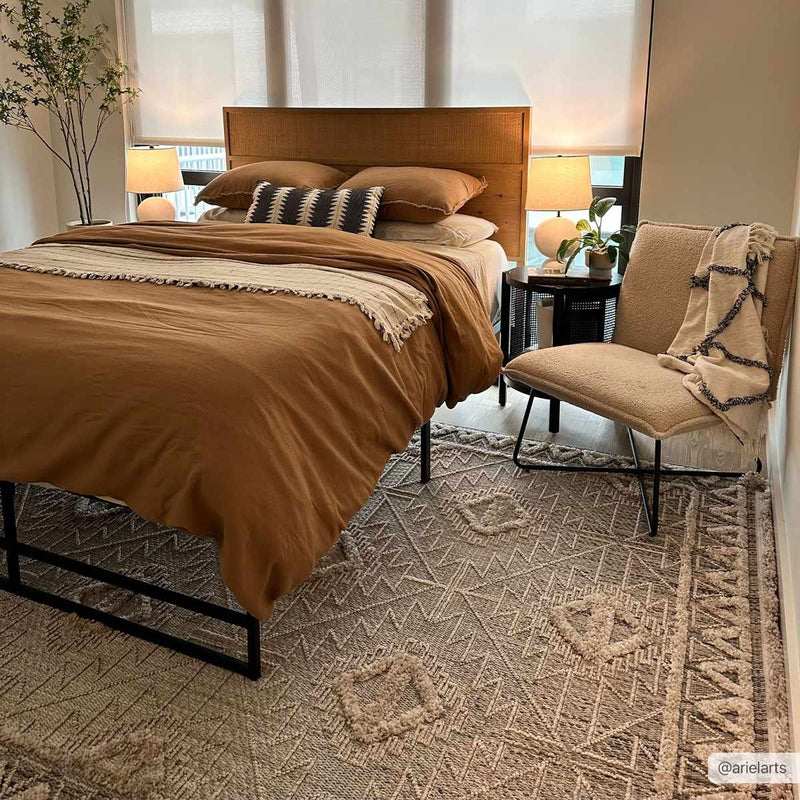 Agoo High-Low Pile Rustic Rug-Boutique Rugs-lobo nosara