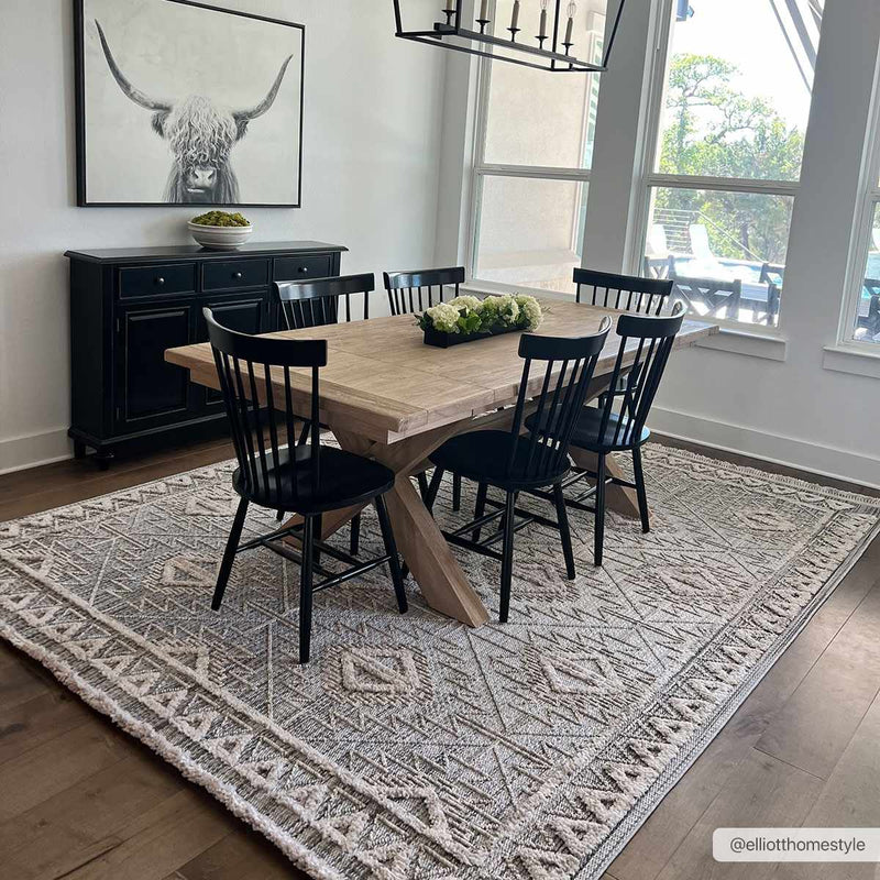 Agoo High-Low Pile Rustic Rug-Boutique Rugs-lobo nosara