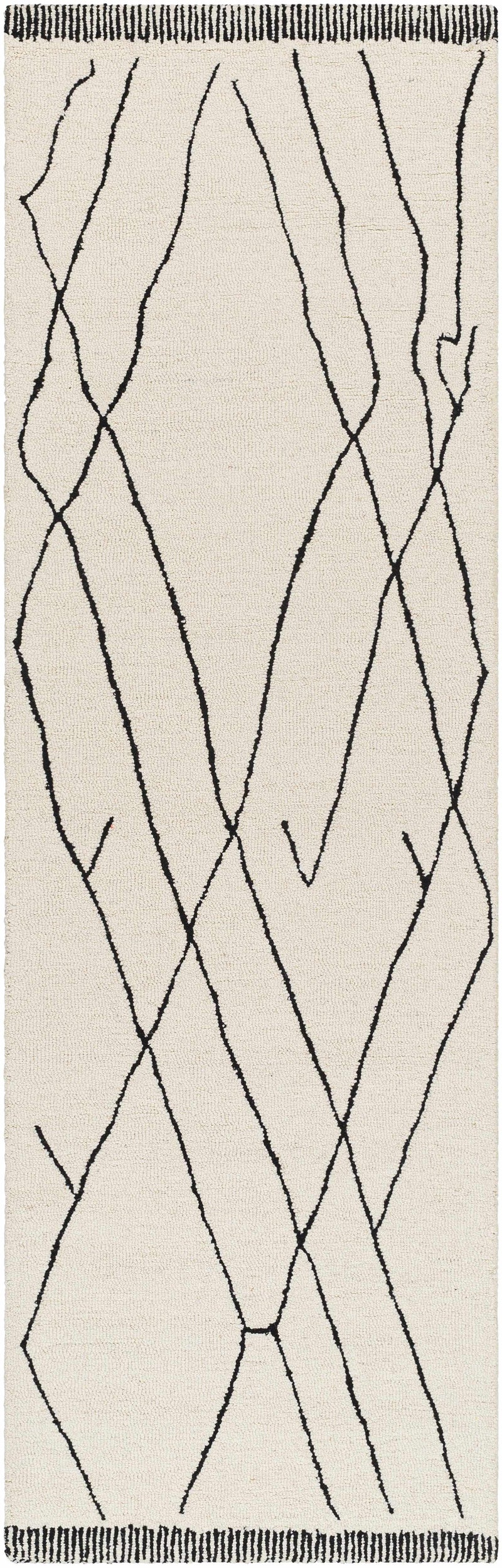 Alaca Arsenal Cream Wool Rug-Boutique Rugs-lobo nosara