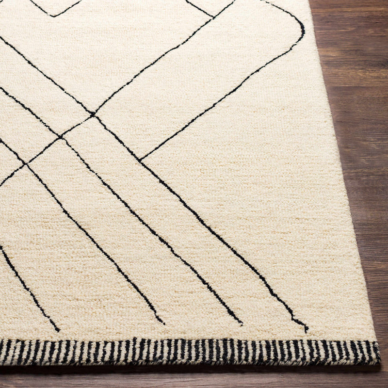 Alaca Arsenal Cream Wool Rug-Boutique Rugs-lobo nosara