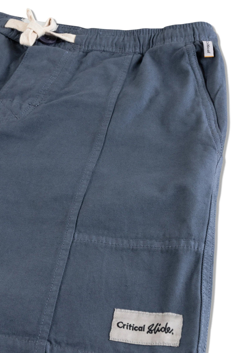 All Day Canvas Short Blue-THE CRITICAL SLIDE SOCIETY-lobo nosara