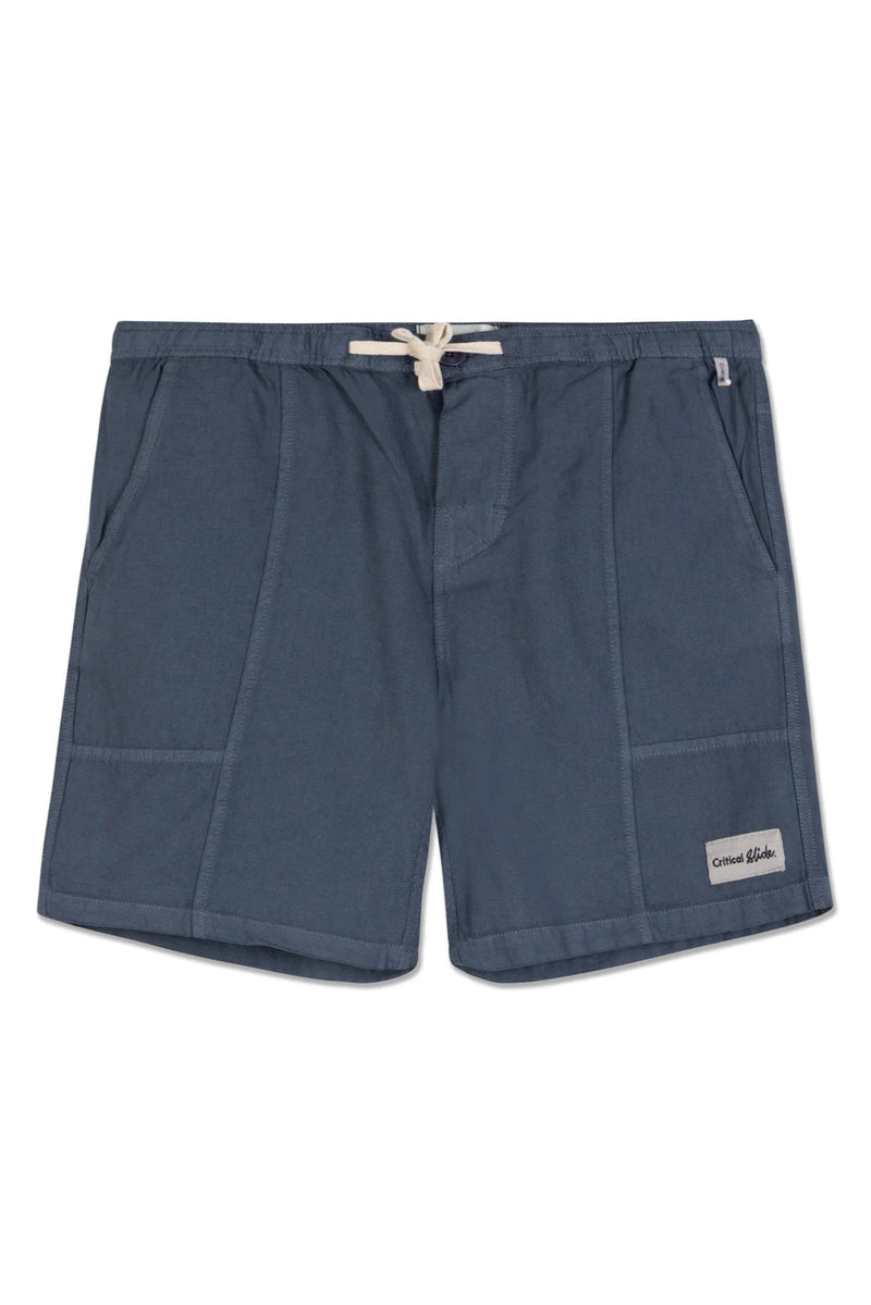 All Day Canvas Short Blue-THE CRITICAL SLIDE SOCIETY-lobo nosara