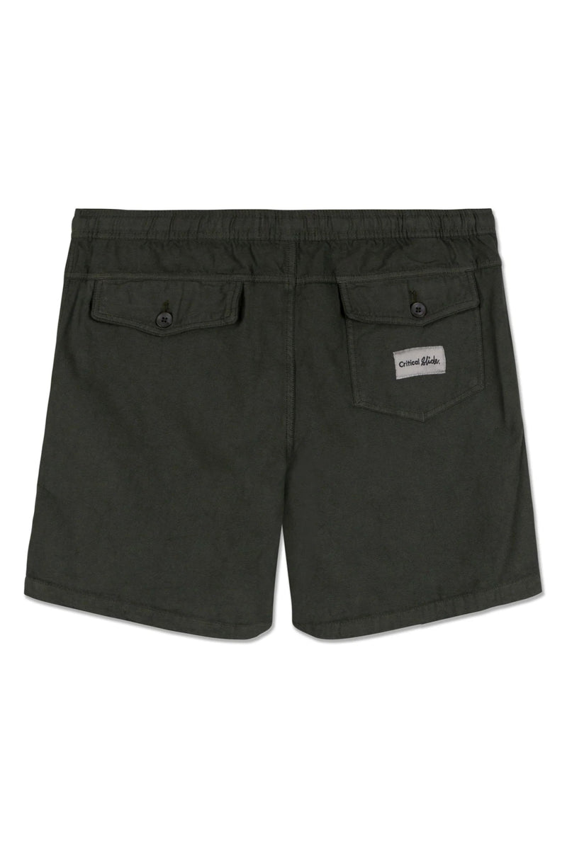 All Day Canvas Short - Fatigue-THE CRITICAL SLIDE SOCIETY-lobo nosara