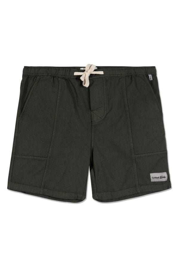 All Day Canvas Short - Fatigue-THE CRITICAL SLIDE SOCIETY-lobo nosara