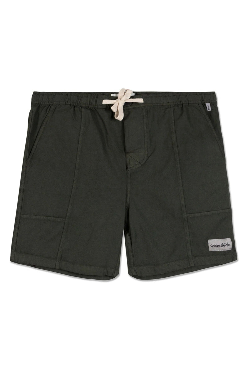 All Day Canvas Short - Fatigue-THE CRITICAL SLIDE SOCIETY-lobo nosara