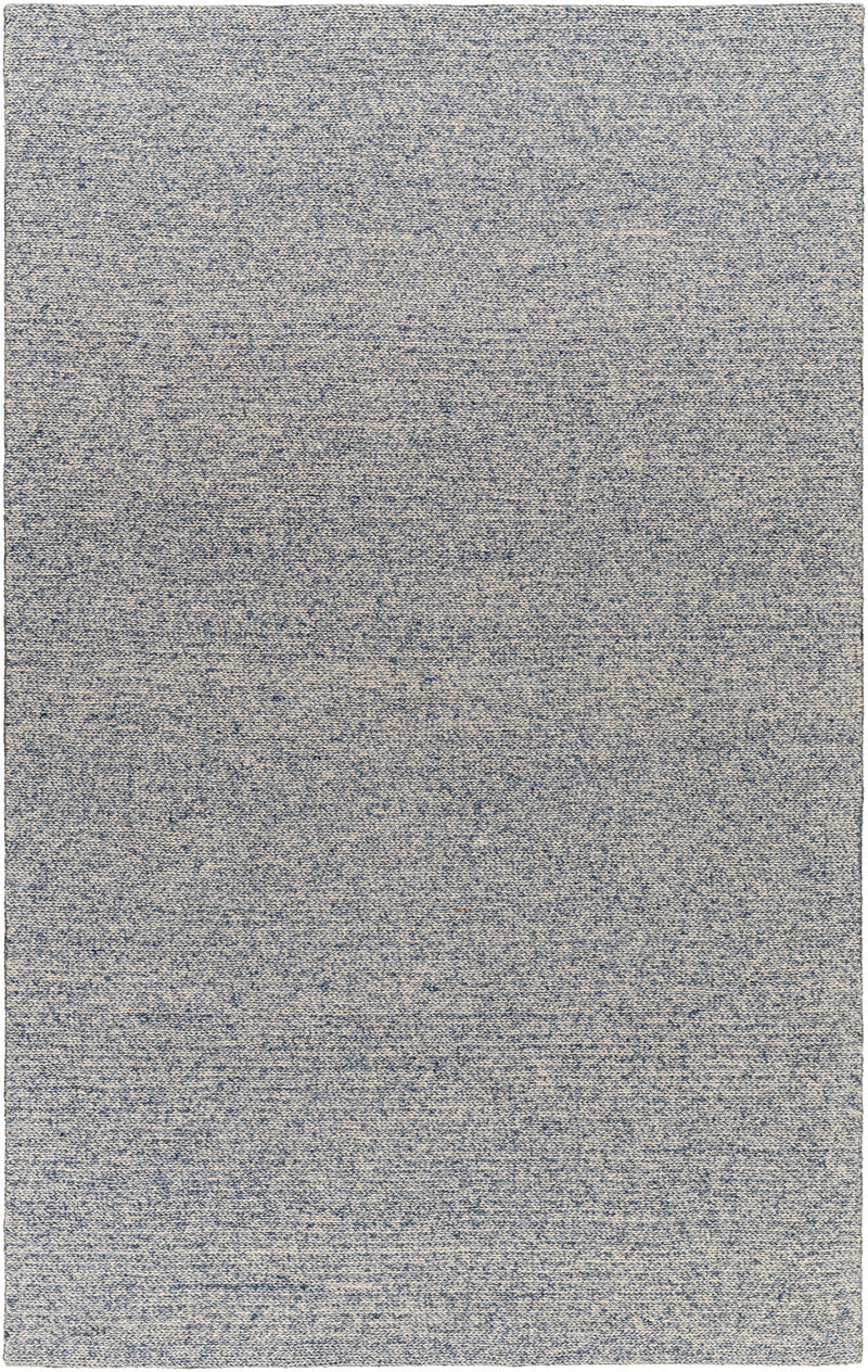 Alyra Light Blue Solid Wool Rug-Boutique Rugs-lobo nosara