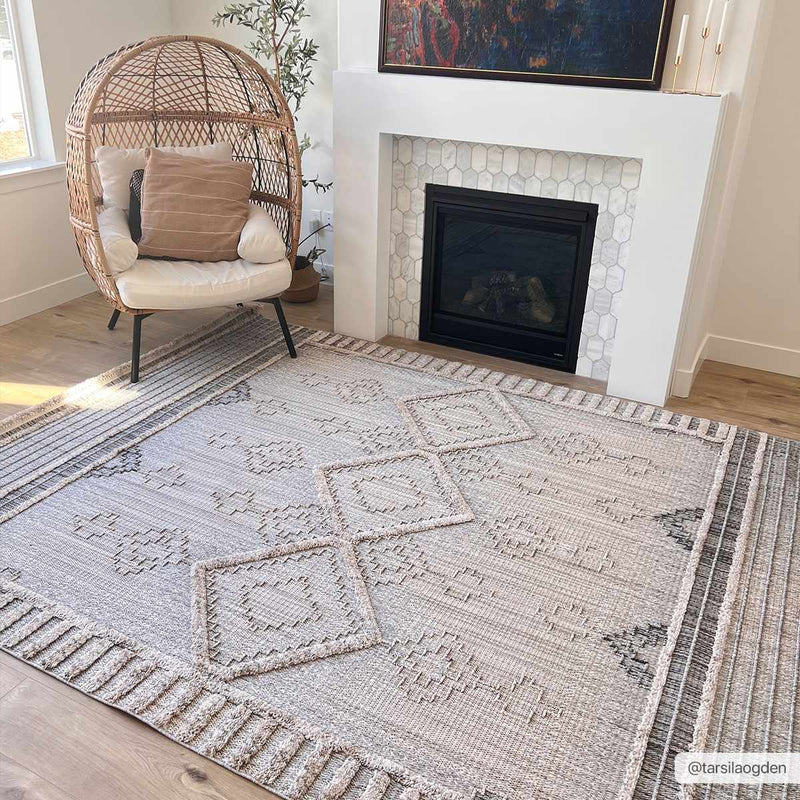 Amaga High-Low Rustic Rug-Boutique Rugs-lobo nosara
