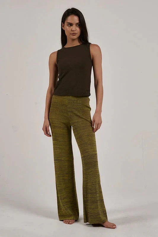 Antique Moss Knit Pant-Thrills-lobo nosara