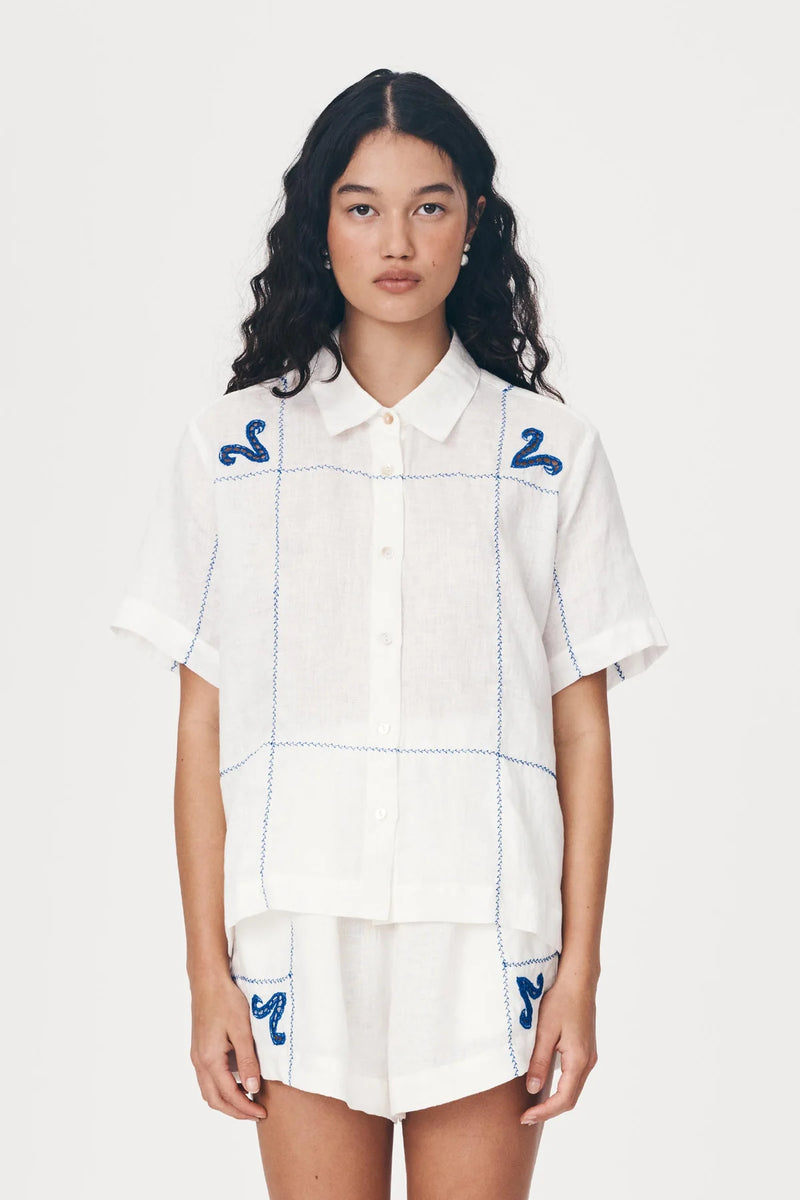 Aries Linen Shirt-Rowie the label-lobo nosara