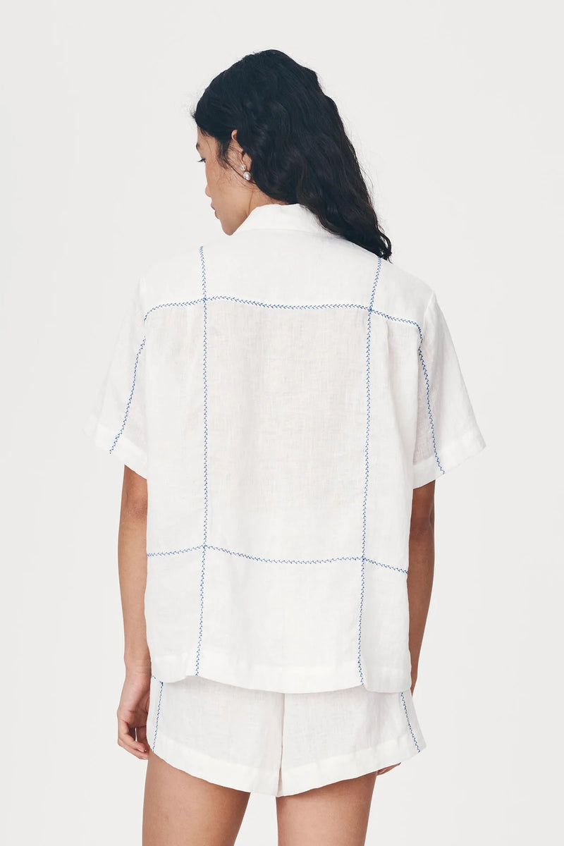 Aries Linen Shirt-Rowie the label-lobo nosara