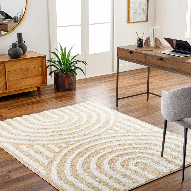 Arnel Beige Area Rug-Boutique Rugs-lobo nosara