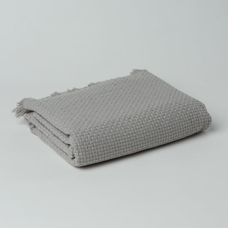 Arya | Stonewashed 100% Cotton Throw Blanket-The Loomia-lobo nosara