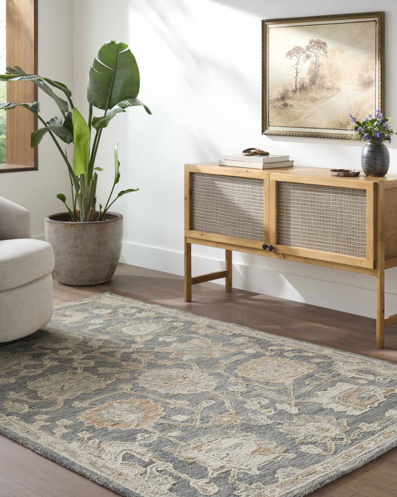 Auryon Hand Tufted Oushak Wool Rug Area Rug-Boutique Rugs-lobo nosara