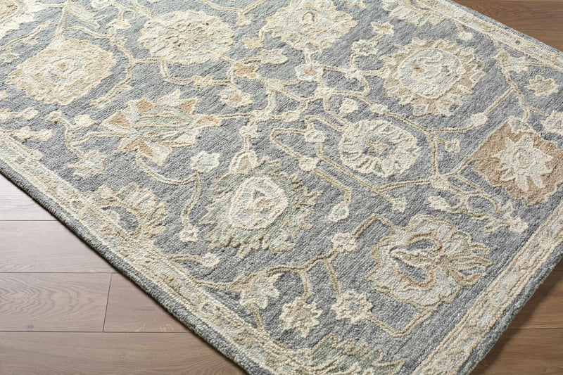 Auryon Hand Tufted Oushak Wool Rug Area Rug-Boutique Rugs-lobo nosara