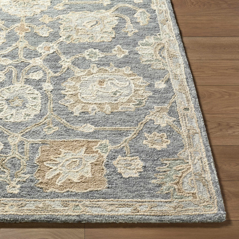 Auryon Hand Tufted Oushak Wool Rug Area Rug-Boutique Rugs-lobo nosara