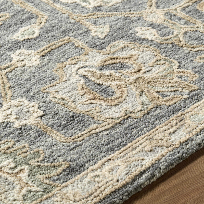 Auryon Hand Tufted Oushak Wool Rug Area Rug-Boutique Rugs-lobo nosara