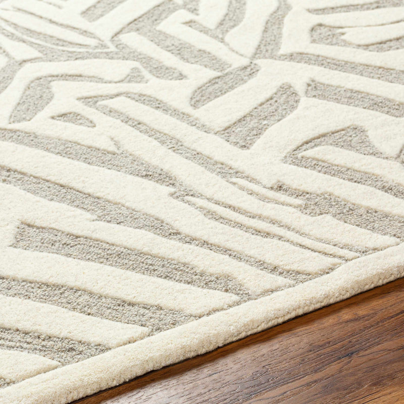 Avian Cream Wool Area Rug-Boutique Rugs-lobo nosara