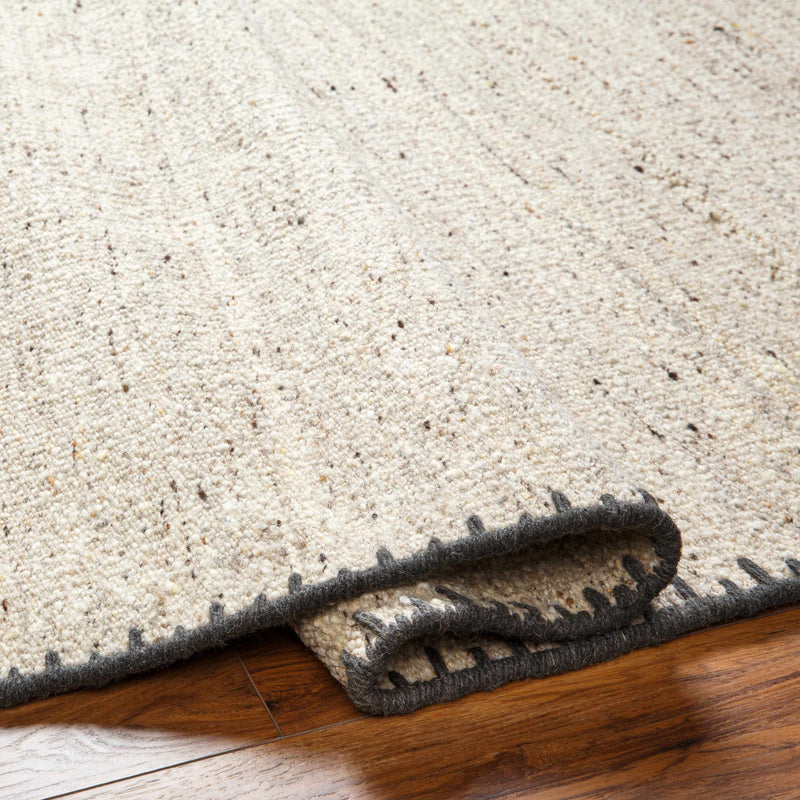 Ayumu Beige Hand Woven Wool Area Rug-Boutique Rugs-lobo nosara