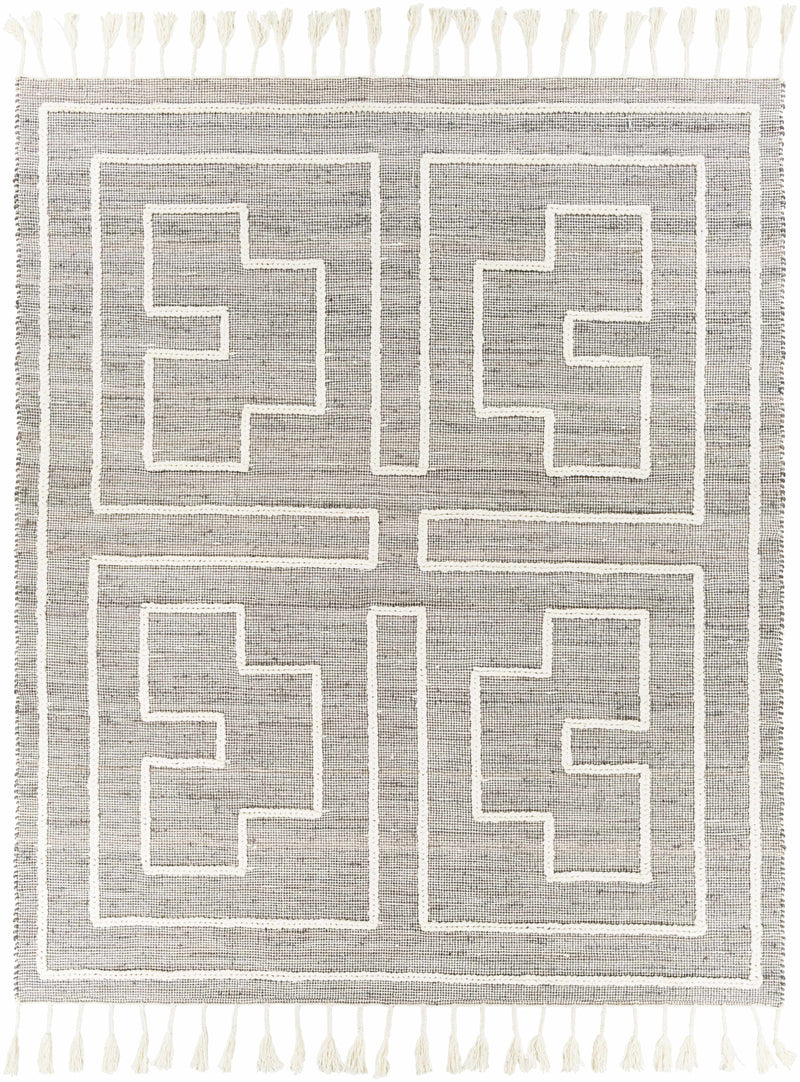 Azra Tasseled Jute&Wool Rug-Boutique Rugs-lobo nosara