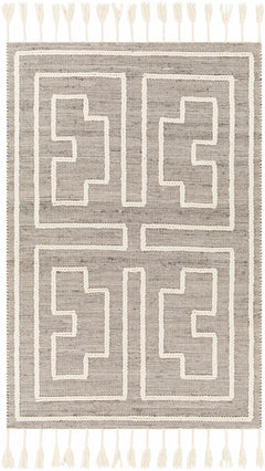 Azra Tasseled Jute&Wool Rug