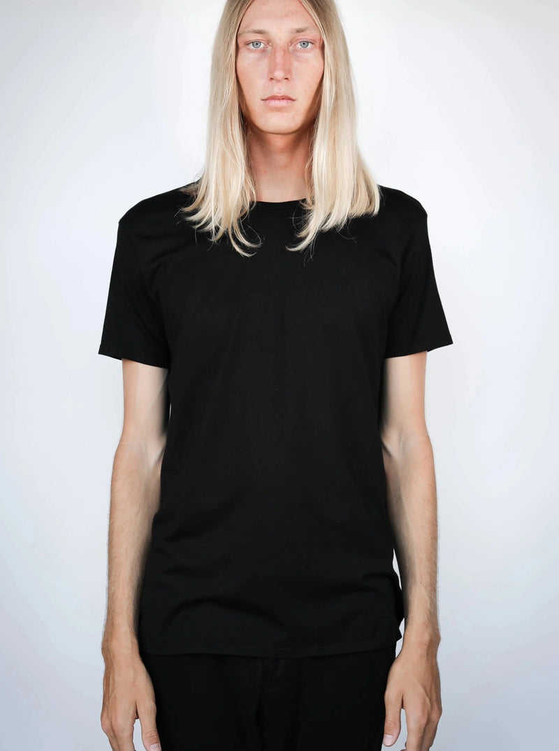 Basis Tee - Black-Monadic-lobo nosara