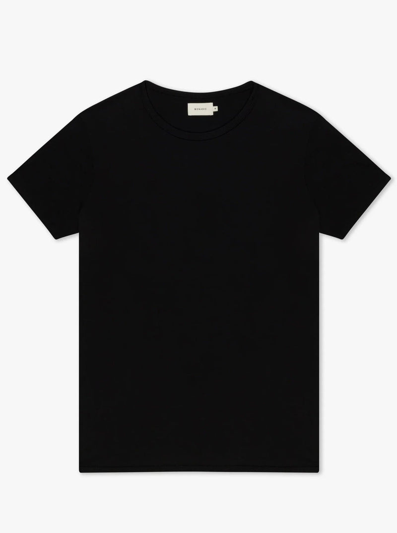 Basis Tee - Black-Monadic-lobo nosara