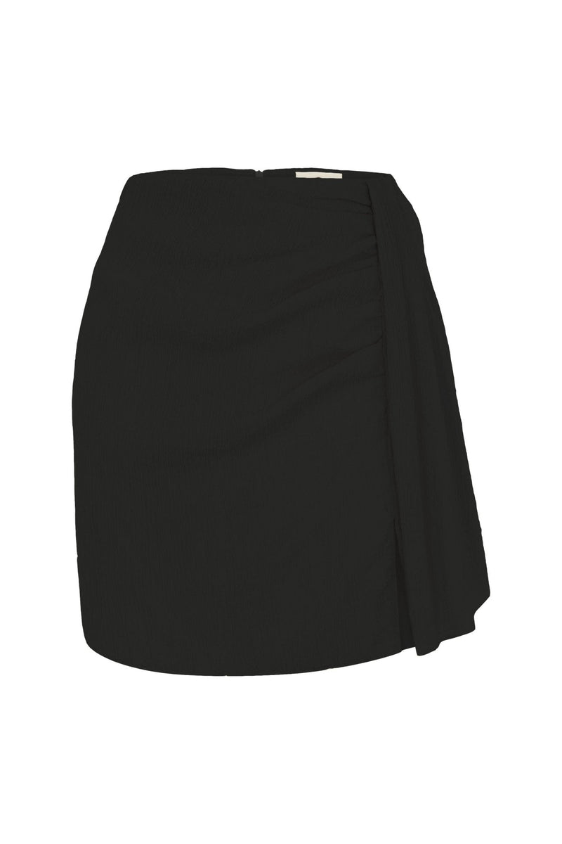 Bella Mini Skirt - Black-The Handloom-lobo nosara