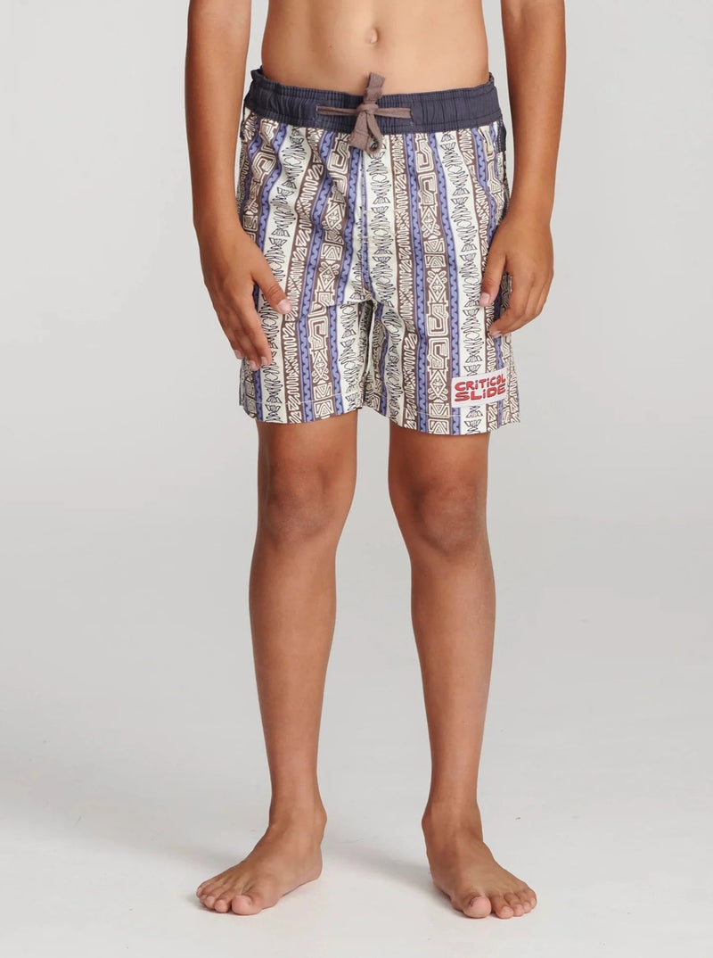 Bells Kids Boardshorts - Blueberry-THE CRITICAL SLIDE SOCIETY-lobo nosara