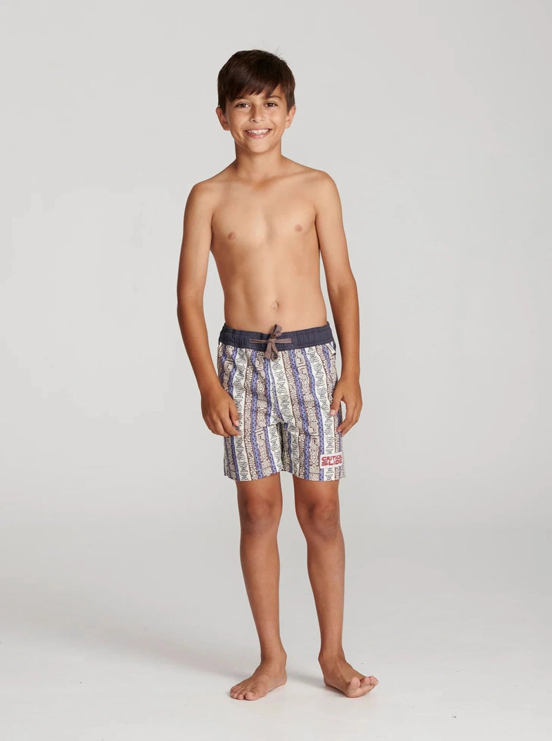 Bells Kids Boardshorts - Blueberry-THE CRITICAL SLIDE SOCIETY-lobo nosara