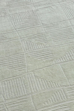 Berber Geometric Cloud Woven Rug
