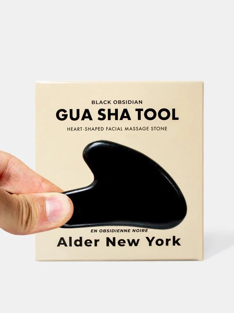 Black Obsidian Gua Sha Tool-Alder New York-lobo nosara
