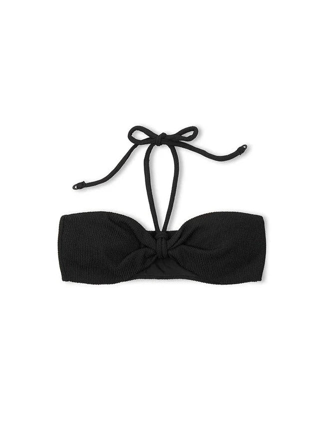 Black Textured Bandeau-Zulu & Zephyr-lobo nosara