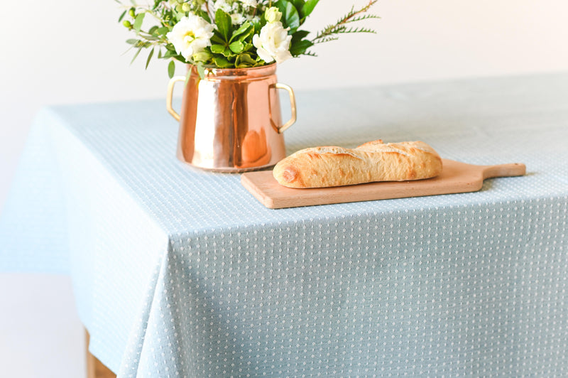 Blue Dotted Tablecloth-Galley & Fen-lobo nosara