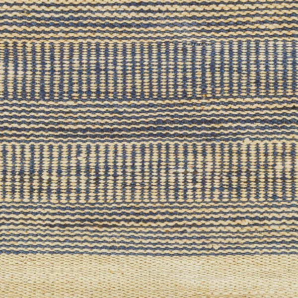 Blue Elle Jute Rug-Boutique Rugs-lobo nosara