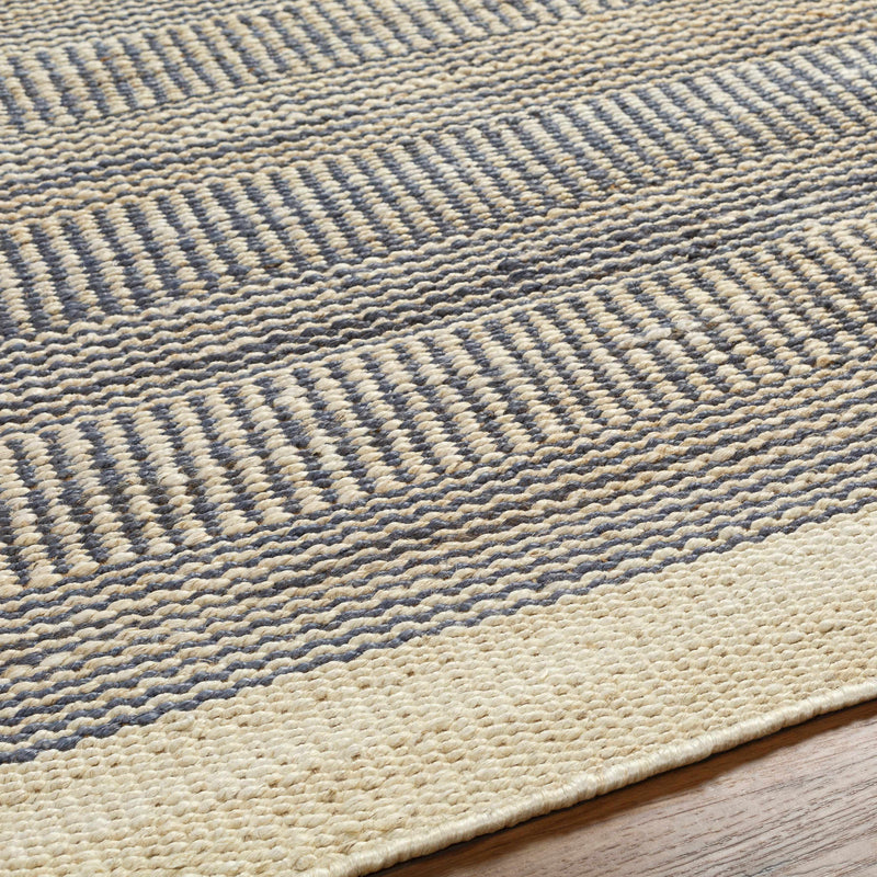 Blue Elle Jute Rug-Boutique Rugs-lobo nosara