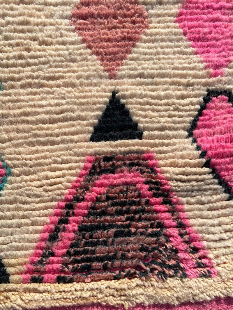 Boujaad Moroccan Rug - Pink Tribe-lobo-lobo nosara