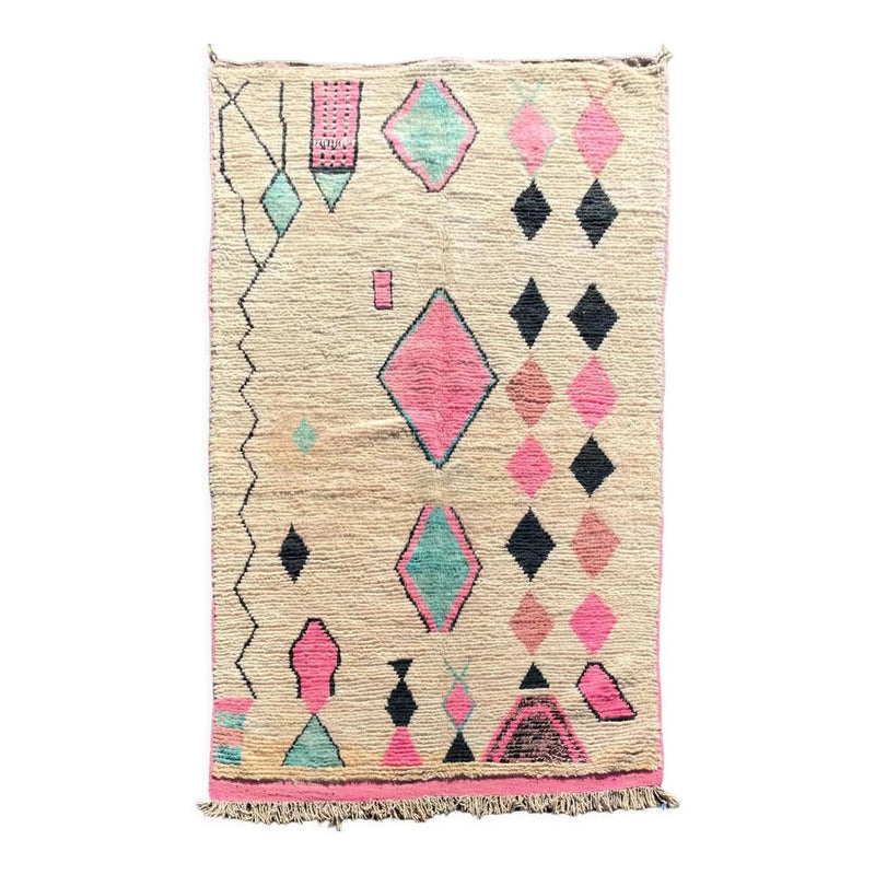 Boujaad Moroccan Rug - Pink Tribe-lobo-lobo nosara