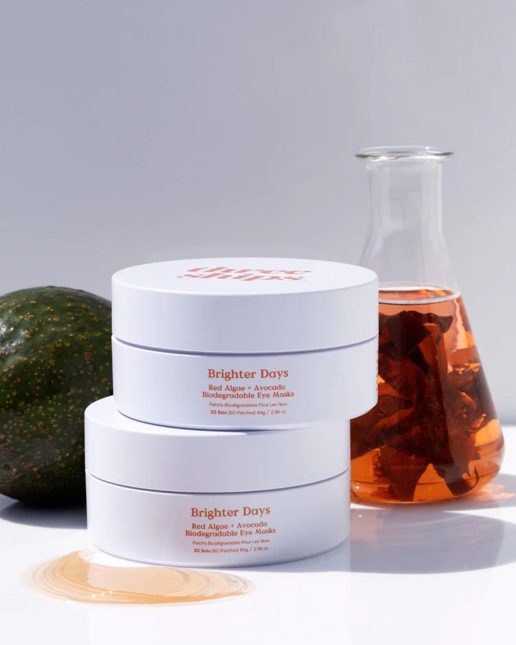 Brighter Days Red Algae + Avocado Biodegradable Eye Masks-Three Ships Beauty-lobo nosara