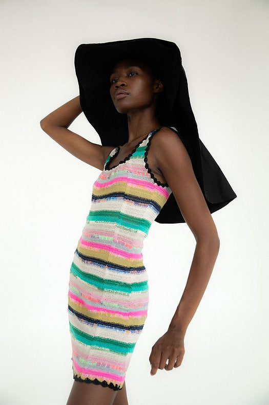 Briseida Striped Dress-Tach Clothing-lobo nosara