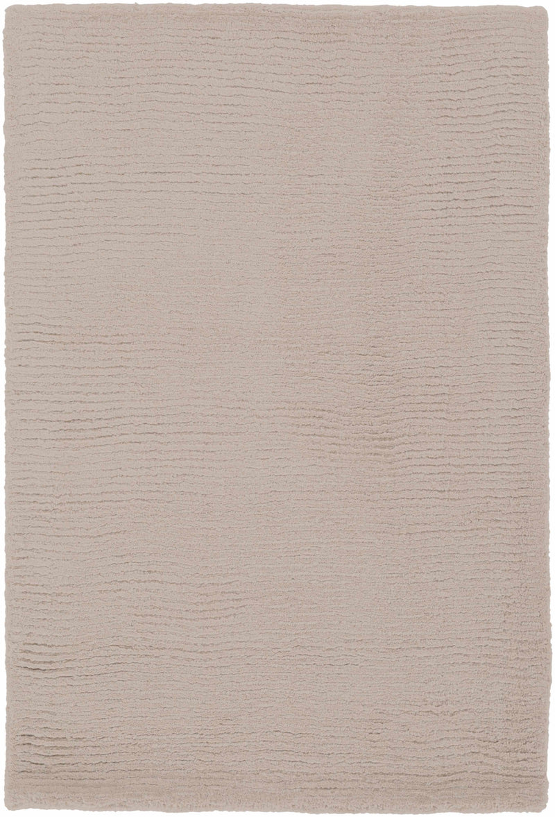 Brockton Solid Tan Wool Rug-Boutique Rugs-lobo nosara