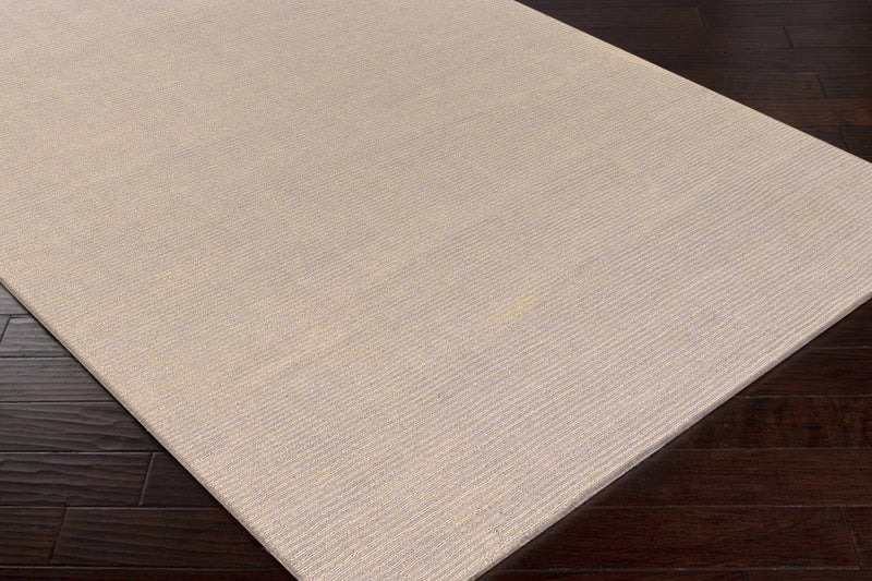 Brockton Solid Tan Wool Rug-Boutique Rugs-lobo nosara
