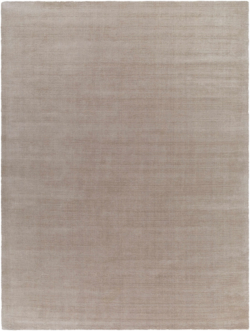 Brockton Solid Tan Wool Rug-Boutique Rugs-lobo nosara
