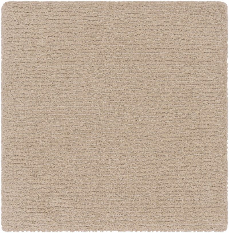 Brockton Solid Tan Wool Rug-Boutique Rugs-lobo nosara