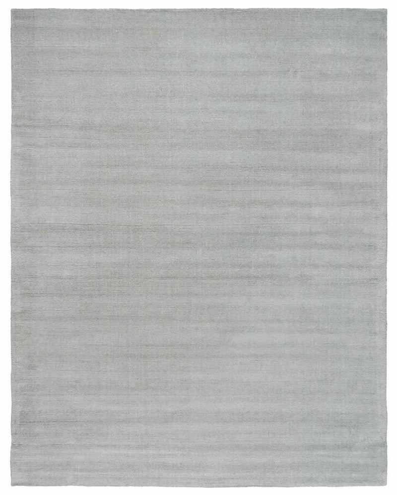 Brockton Solid Wool Area Light Gray Rug-Boutique Rugs-lobo nosara