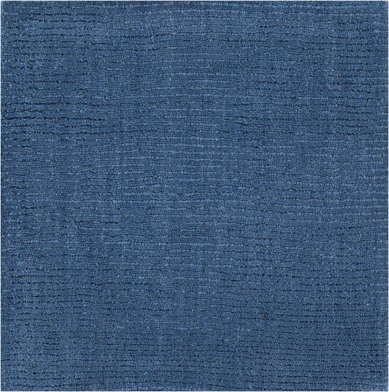 Brockton Solid Wool Blue Area Rug-Boutique Rugs-lobo nosara