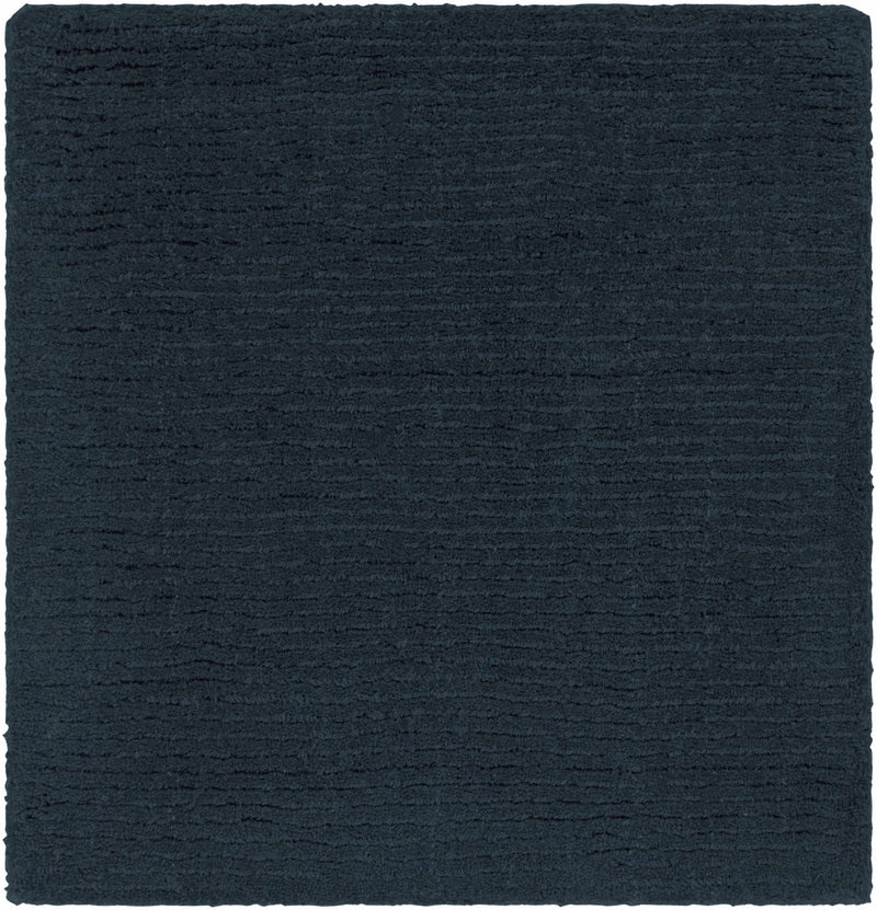 Brockton Solid Wool Dark Blue Area Rug-Boutique Rugs-lobo nosara
