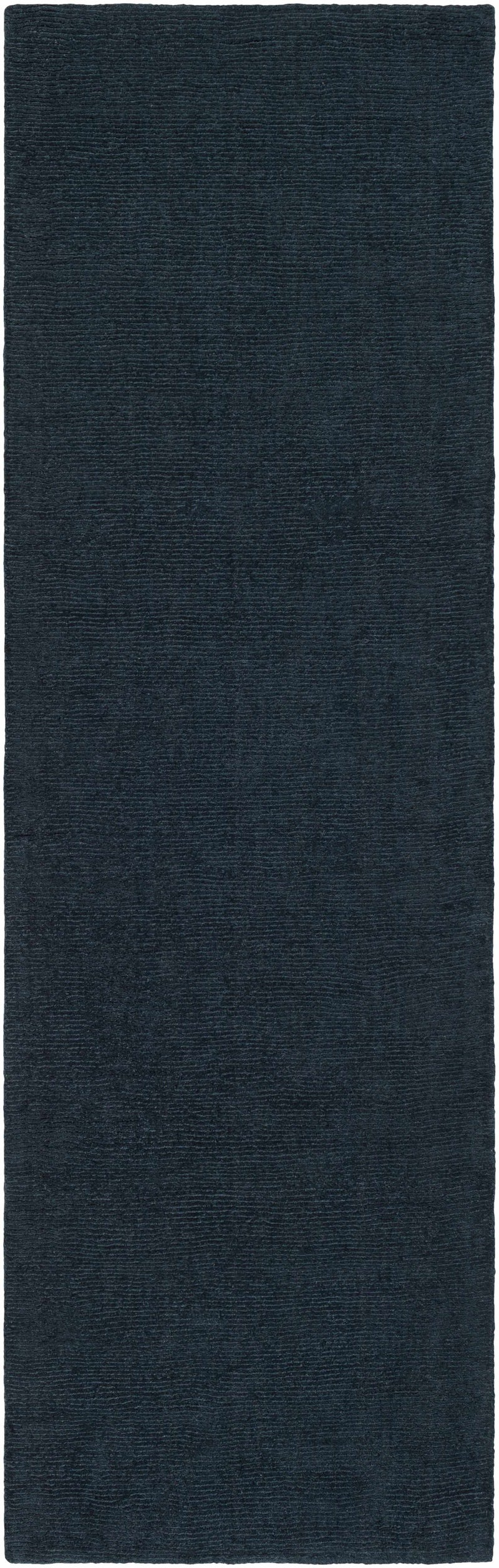 Brockton Solid Wool Dark Blue Area Rug-Boutique Rugs-lobo nosara