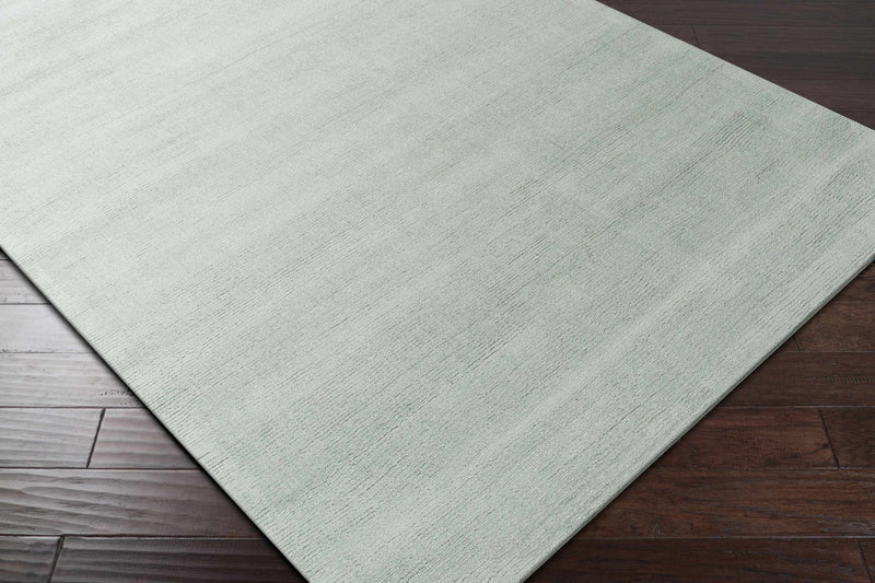 Brockton Solid Wool Dusty Sage Area Rug-Boutique Rugs-lobo nosara